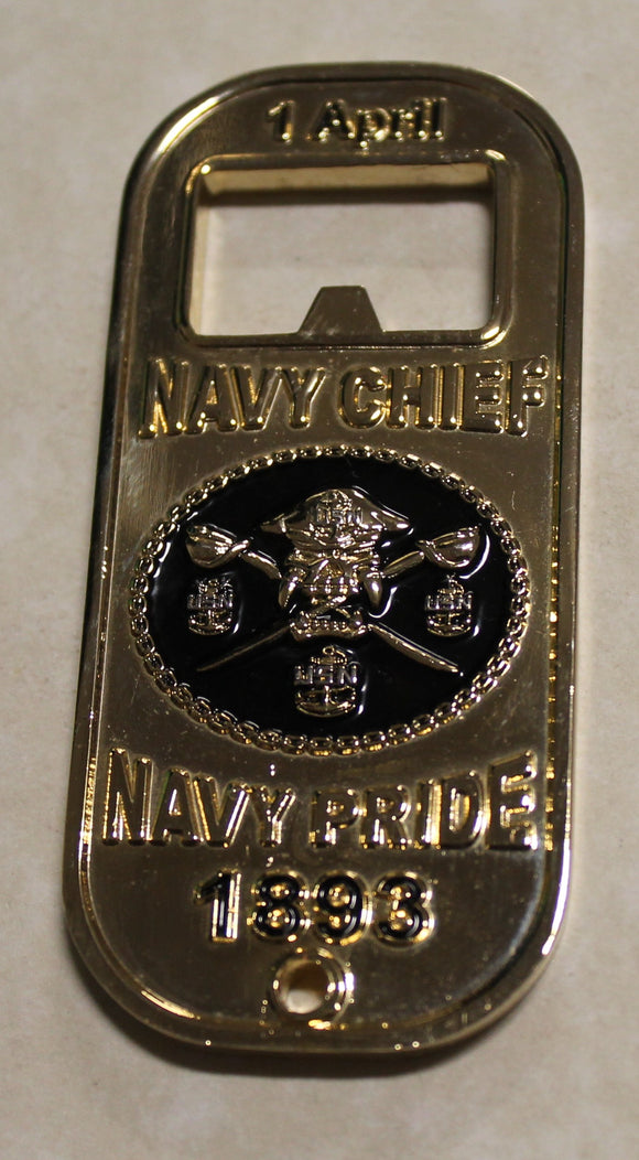 Chief Petty Officer Navy Chief, Navy Pride Ask The Chief Don't Tread On Me Challenge Coin