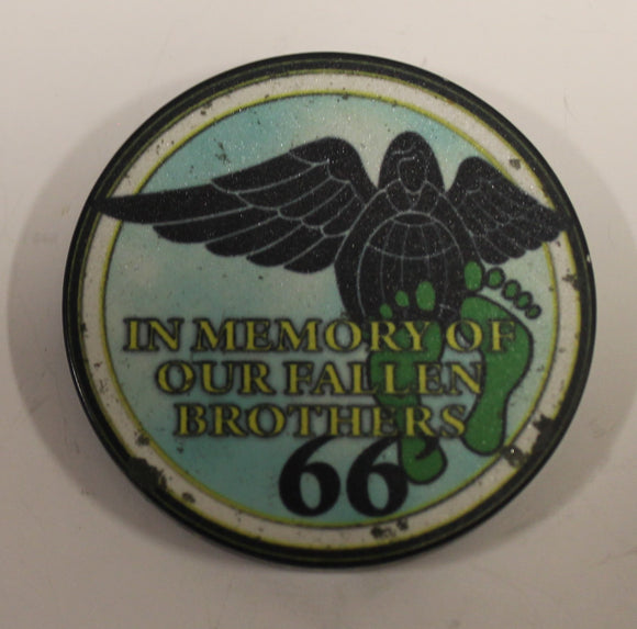 66th Rescue Squadron Pararescue PJ In Memory of our Fallen Brothers 66 AFSOC Air Force Poker Chip Challenge Coin