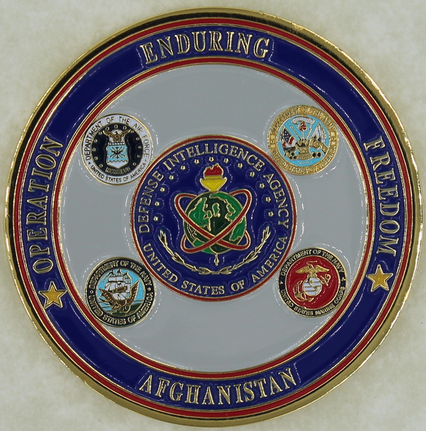 Defense Intelligence Agency DIA Afghanistan Challenge Coin – Rolyat  Military Collectibles