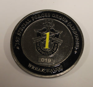 Tactical Air Control Party TACP Ser#019 1st Special Forces Group (A) Air Force Army Challenge Coin