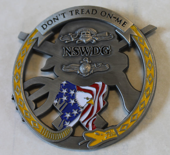 Naval Special Warfare Development Group / DEVGRU SEAL Team 6 Logistics Expeditionary Information Dominance Warfare Navy Challenge Coin