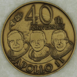 Apollo 11 40th Anniversary We Came In Peace For All Mankind ser#2067 Coin