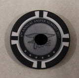 Naval Special Warfare Development Group / DEVGRU SEAL Team 6 / Six, 6th Annual Sniper Summit 2017 Navy Poker Chip Challenge Coin