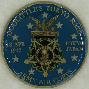 Doolittle Tokyo Raid USS Hornet Army Air Corps Challenge Coin
