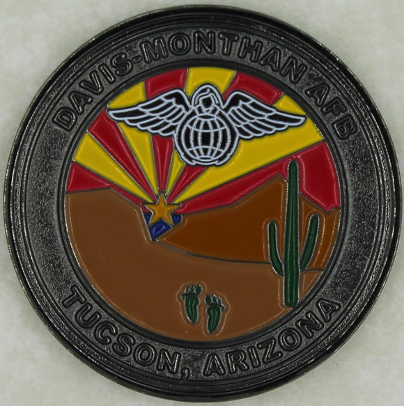 48th Rescue Squadron Davis-Monthan Air Force Base Tucson Arizona Pararesce/PJ Air Force Challenge Coin