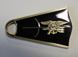 Commander Naval Special Warfare Command SEALs 1-Star Rear Admiral Navy Flipper Challenge Coin