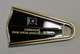 Commander Naval Special Warfare Command SEALs 1-Star Rear Admiral Navy Flipper Challenge Coin