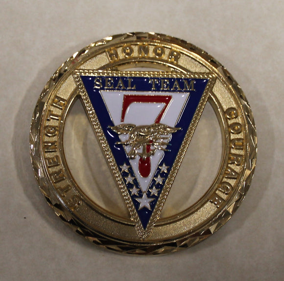 SEAL Team Seven/7 Navy CPO Chief's Mess Challenge Coin