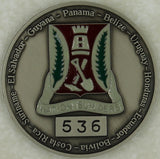 536th Engineer Combat Battalion Army Challenge Coin