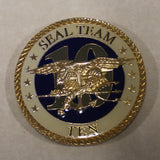 Naval Special Warfare SEAL Team Ten / 10, 3 Troop Hound of Hades (Hell) Navy Challenge Coin Circa2013