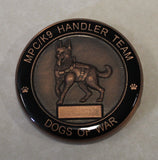 K9 / MPC Handler Dogs of War Operation ENDURING FREEDOM Afghanistan Veteran Challenge Coin
