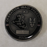 K9 / MPC Handler Dogs of War Operation IRAQI FREEDOM IRAQ Veteran Challenge Coin