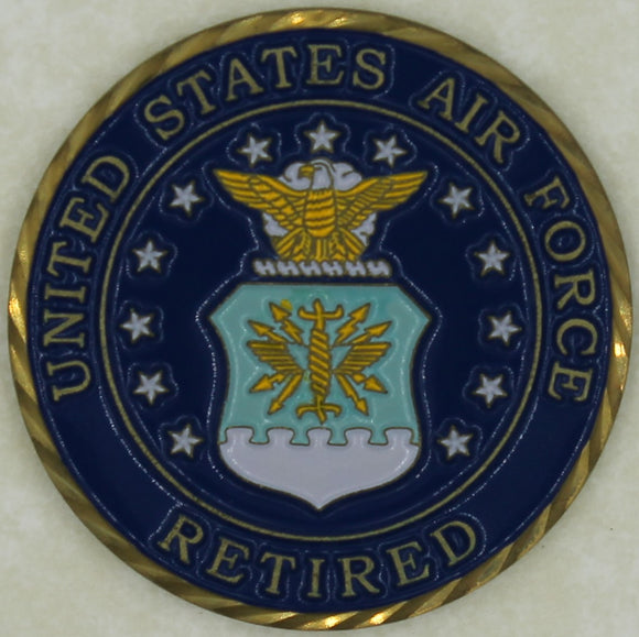 Air Force Retired Challenge Coin