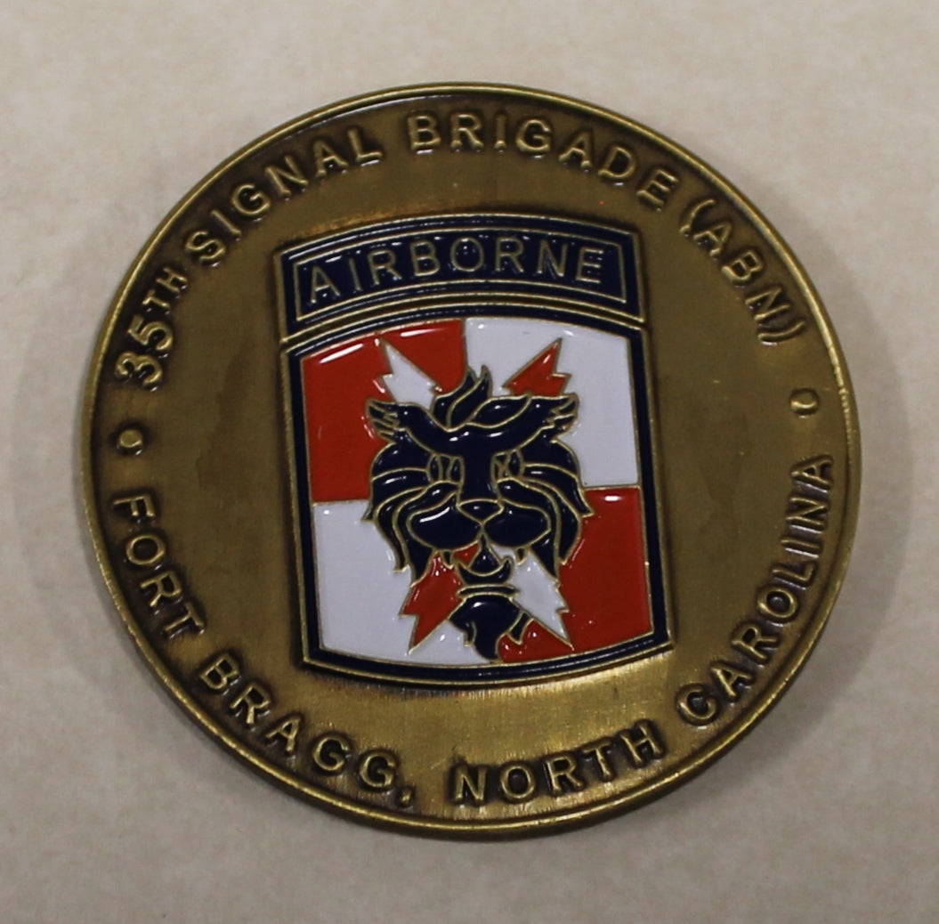 35th Signal Brigade Airborne Army Challenge Coin – Rolyat Military ...