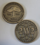 Nuclear Weapons Specialist AFSC 2W2 Air Force Challenge Coin