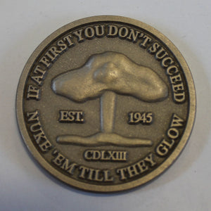 Nuclear Weapons Specialist AFSC 2W2 Air Force Challenge Coin