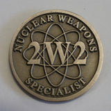 Nuclear Weapons Specialist AFSC 2W2 Air Force Challenge Coin