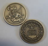 CABLE DAWGS Bronze Air Force Challenge Coin