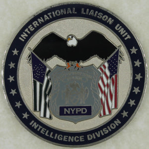 New York City Police Department NYPD Intelligence Liaison Unit  Challenge Coin