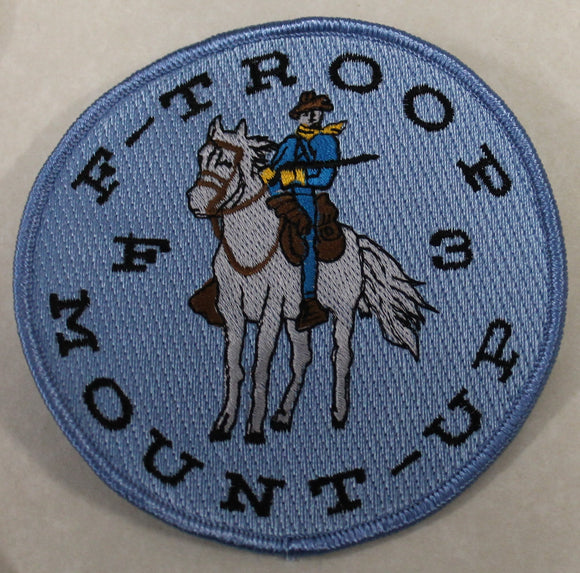 West Point  F-3 Company  F-Troop  Original  United States Military Academy  Army Jacket Patch