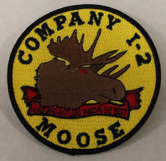 West Point  I-2 Company  Moose  Original  United States Military Academy Army Jacket Patch