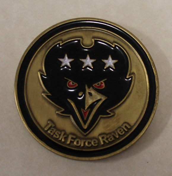 Task Force Raven Operation NEPTUNE SPEAR Adm William McRaven SOCOM Joint Military Challenge Coin