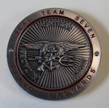 SEAL Team 7 / Seven, 1 Troop, Bravo Platoon Navy Challenge Coin