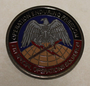 7th Special Operations Squadron JTF DAGGER - WEST SOC-EUROPE Air Force Challenge Coin / SEAL / Green Beret / CIA