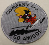 West Point A-3 Company Amigos Speedy Gonzales US Military Academy Army Jacket Patch