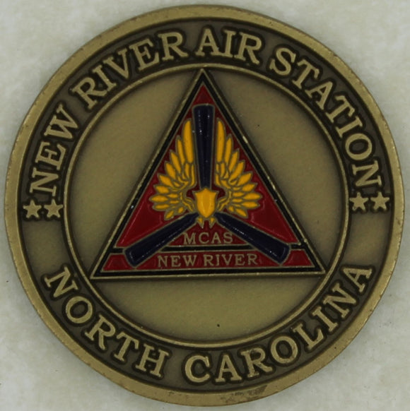 New River Station North Carolina Marine Challenge Coin
