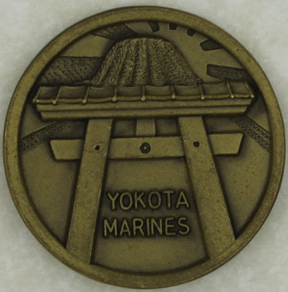 Yokota, Japan Marines Challenge Coin