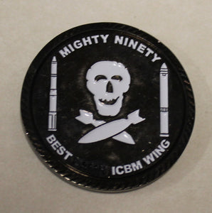 90th Space Wing Best Damn ICBM (Intercontinetal Balistic Missile) Wing Air Force Challenge Coin