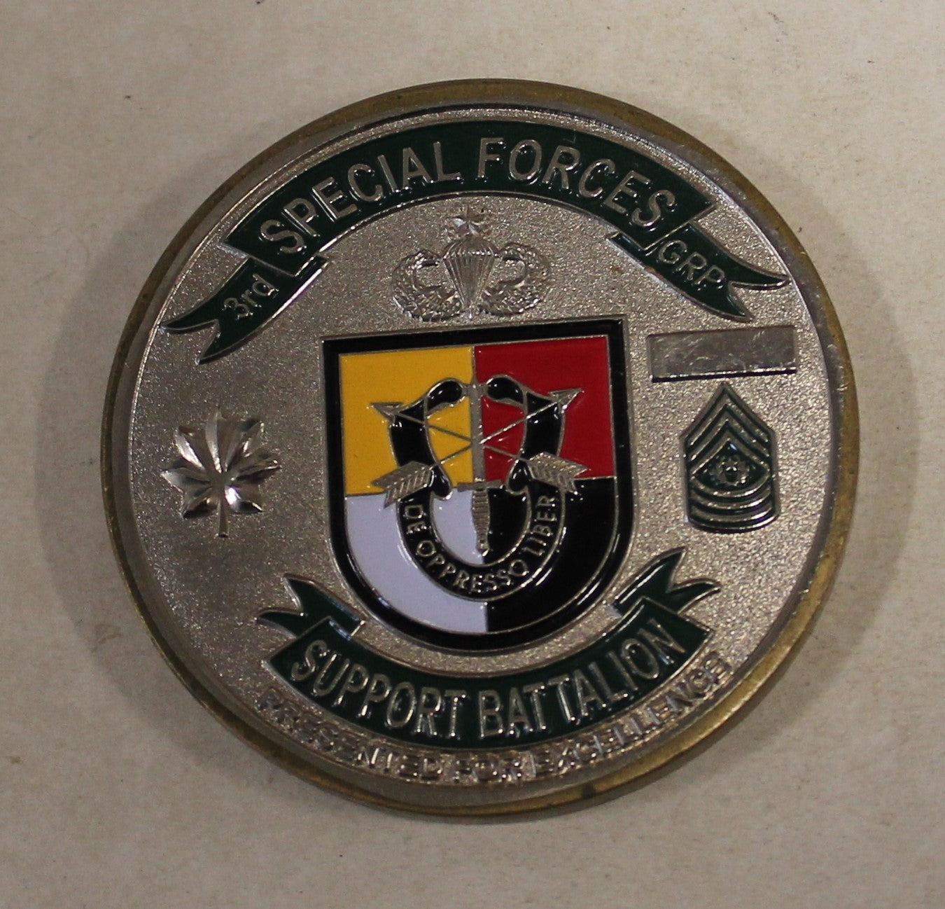 3rd Special Forces Group Support Battalion NOMADs Army Challenge Coin ...