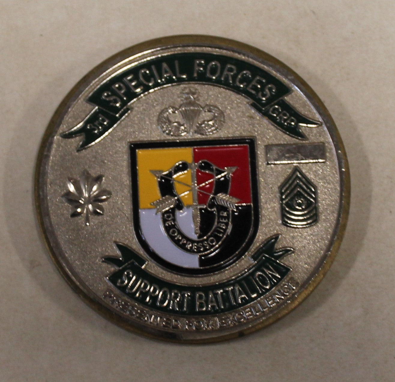 3rd Special Forces Group Support Battalion NOMADs Army Challenge Coin ...