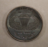 Desert Storm Army Airborne All The Way Silver Challenge Coin