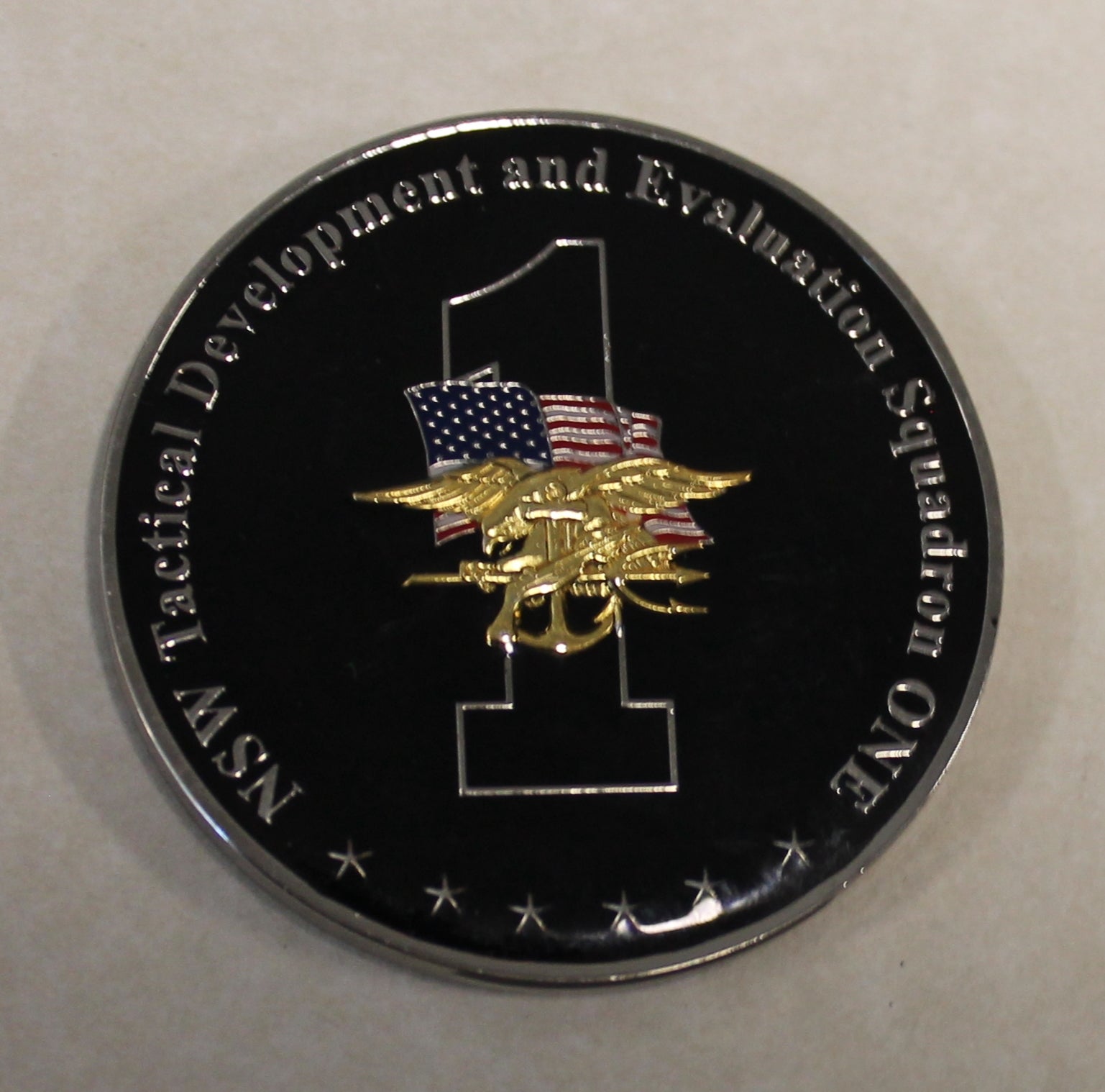 Beautiful Navy Chief Seal Team Black MP orders CPO Challenge Coin