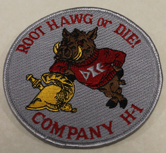 West Point H-1 Company Root Hawgs US Military Academy Army Jacket Patch