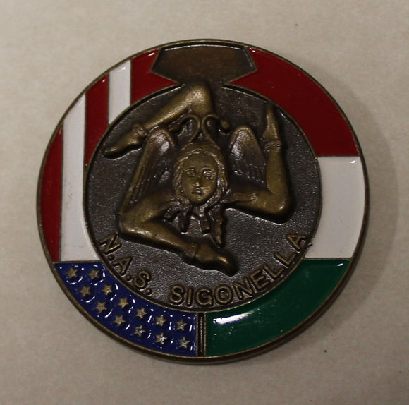 99th Expeditionary Reconnaissance Squadron U2 / U-2 Spy Plane Naval Air Station, Sigonella Air Force Challenge Coin / CIA