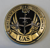 Naval Special Warfare SEAL Team 18 / Eighteen Raven Unmanned Aircraft System UAS Navy Challenge Coin
