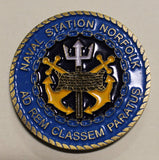 NORFOLK Naval Air Station Virginia Navy Challenge Coin