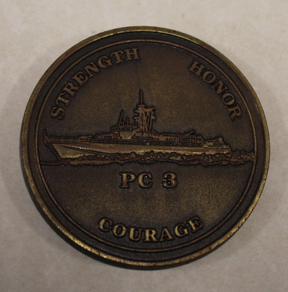 USS Hurricane PC-3 Coastal Patrol Naval Special Warfare / SEALs Navy Challenge Coin