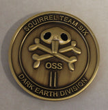 Central Intelligence Agency CIA Yoda Sniper Range 7.62 Dark Earth Secret Squirrel Team Six Challenge Coin