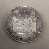 101st Airborne Division Vietnam Era Engraved: S. SGT REDD Silver Army Challenge Coin
