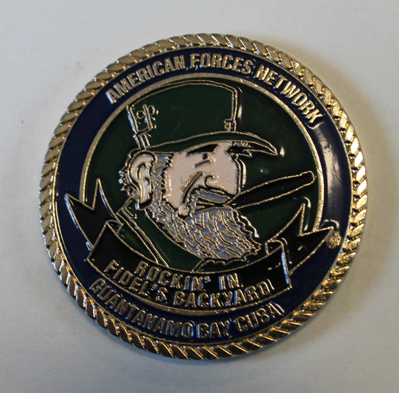 Defense Media Activity American Forces Network Fidel Castro Guantanamo Bay Cuba Challenge Coin