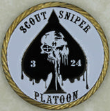Scout Sniper 24th Marines 3rd Battalion Challenge Coin