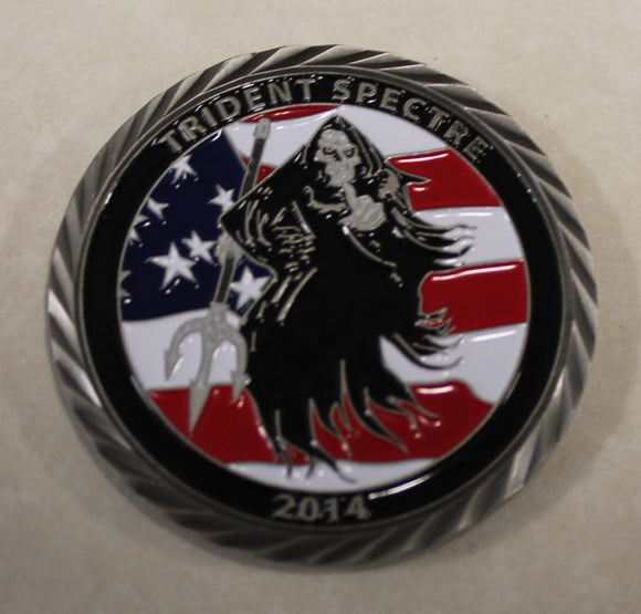 Navy SEAL Trident Spectre / Spooks 2014 Version Navy Challenge Coin