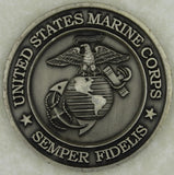 Scout Sniper Instructor School MOS 8541 Quantico , VA Marine Challenge Coin