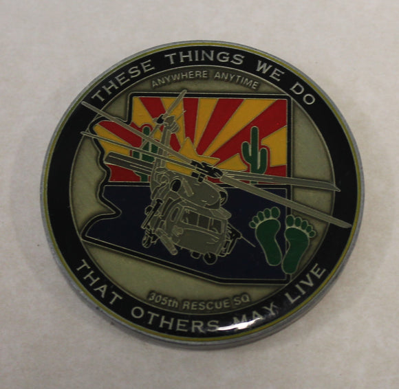 305th Rescue Squadron That Others May Live Pararescue / PJ Air Force Challenge Coin