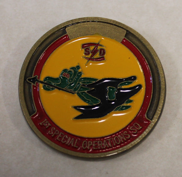 1st Special Operations Squadron MC-130H Combat Talon II Air Force Challenge Coin