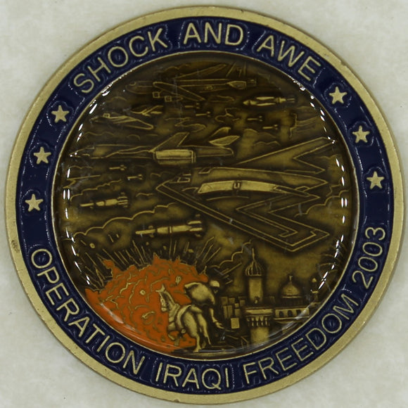 Operation Iraqi Freedom 2003 Shock And Awe Military Challenge Coin